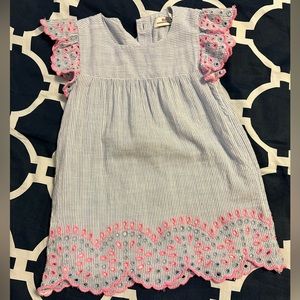 Toddler girls seersucker dress